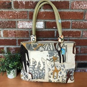 Sun ‘n’ Sand Zippered Canvas Tote